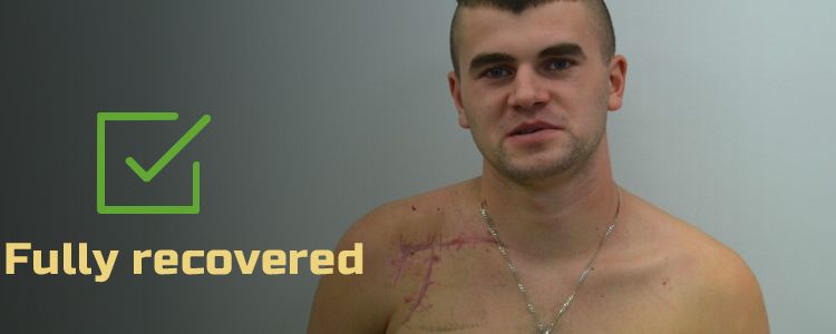 Mykhailo, 21. Fully recovered