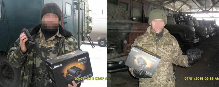 Transfer of Guide IR518EC thermal imagers to three brigades