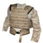 Bulletproof vest  (Khaki pixels vest, BP, 5th class - 2 samples, BP, 4th class - 2 samples, сollar, groin)