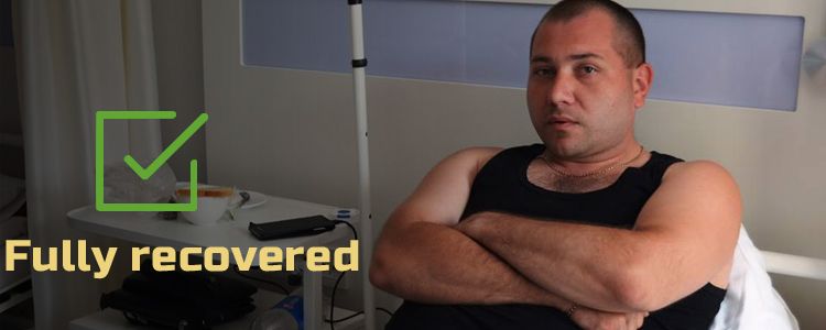 Ivan S, 32. Fully recovered