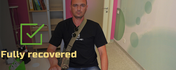 Valeriy K, 42. Treatment successfully completed