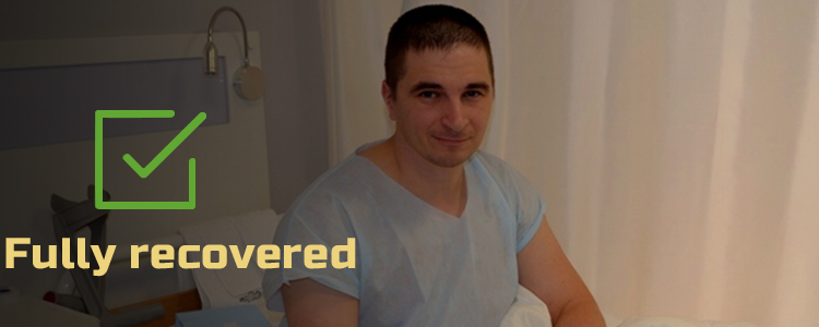 Oleksandr K, 32. Treatment successfully completed