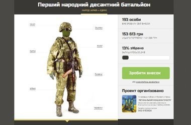 Николаевским десантникам на снаряжение необходимо более 1 140 000 гривен
