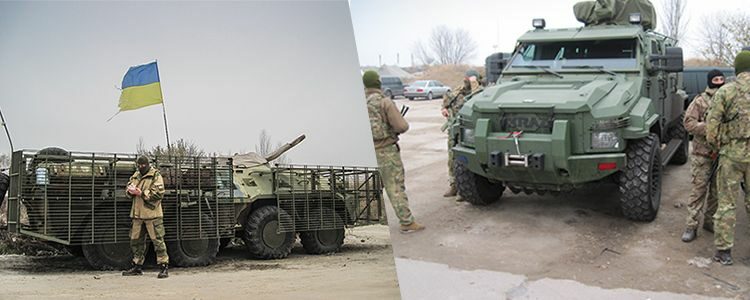 Ukraine’s military vehicles in pitiful state