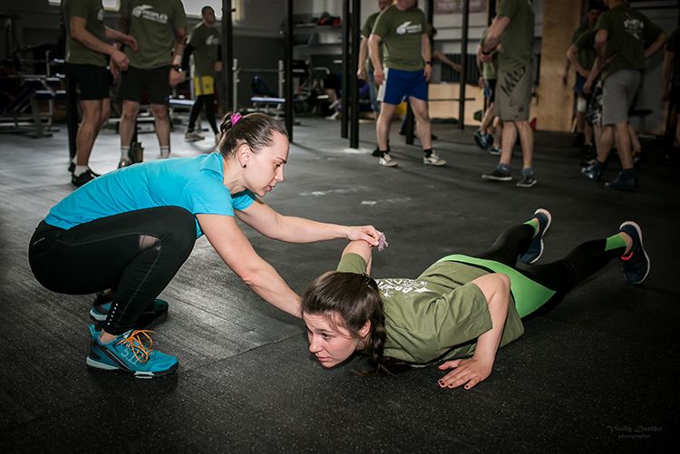 Girls training