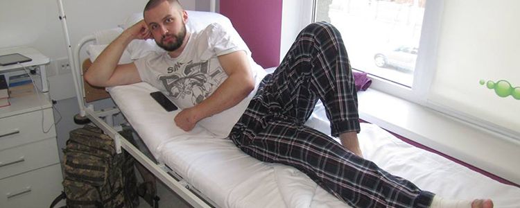 Oleksandr is getting ready for the main stage of his treatment