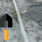 Dismantling of old curbs