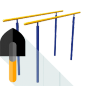 Installation of street bars
