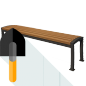 Installation of benches