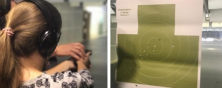 The winner fires a hundred bullets at a shooting range